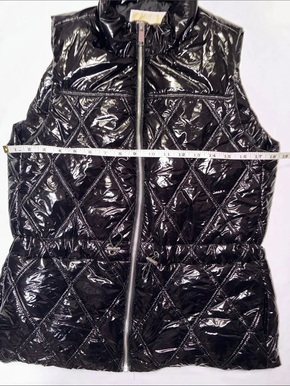 Michel Kors Women’s Quilted Shiny Puffer Vest - Black